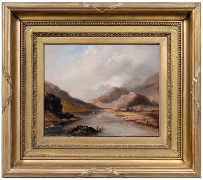 Painting signed John Lewis,