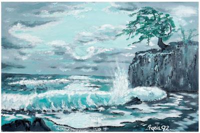 Painting signed "Robie",