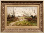 Painting signed W.S. Burnham,
