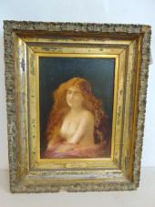 PAINTING, "SOLITUDE", SIGNED A