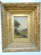 PAINTING, "ST JOHNS RIVER, VT"