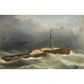 PAINTING, STEAMSHIP "UNITED ST