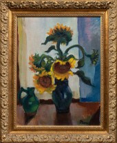 PAINTING, STILL LIFE WITH SUNF