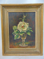 PAINTING, STILL-LIFE WITH WHIT