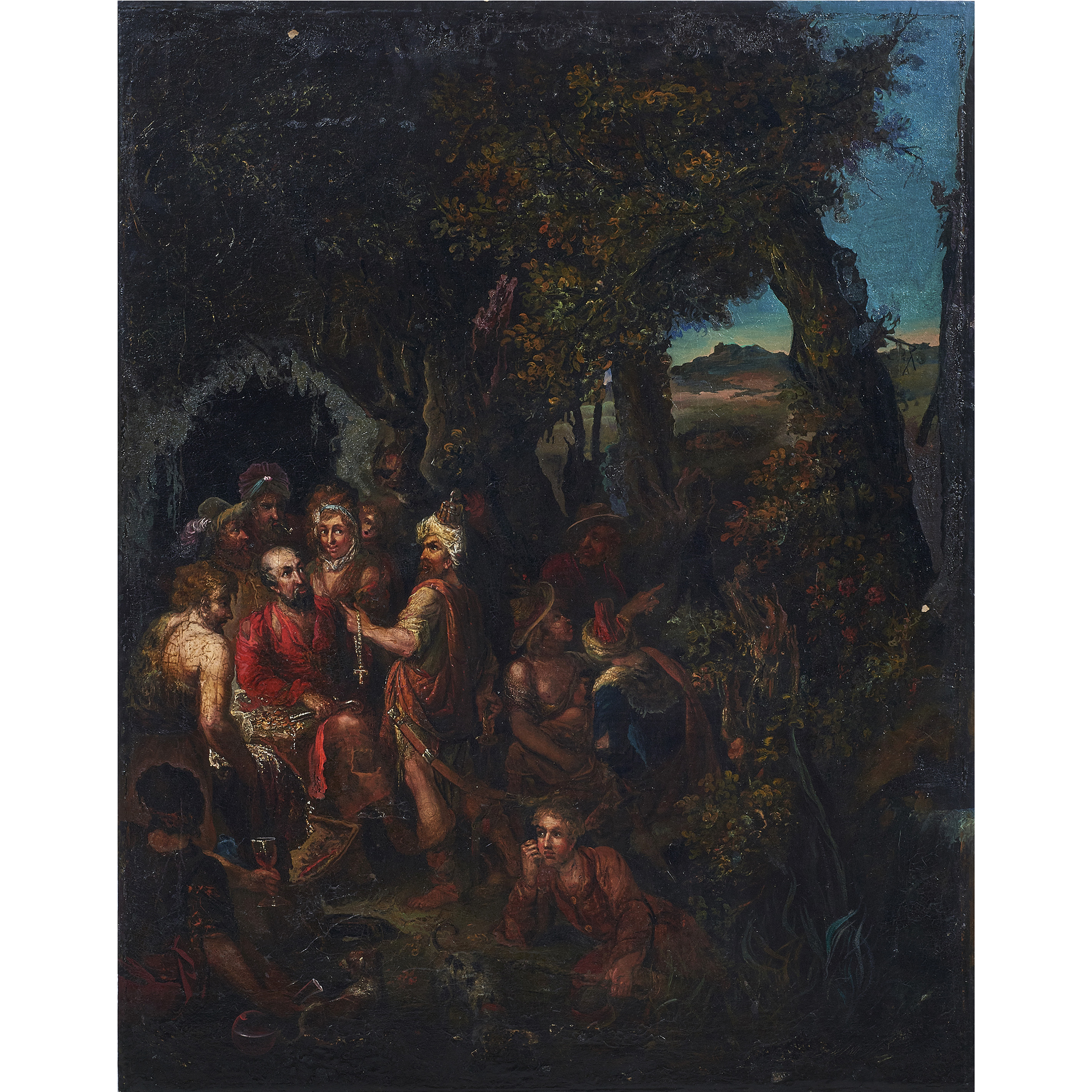 PAINTING, STYLE OF SALVATOR ROSA