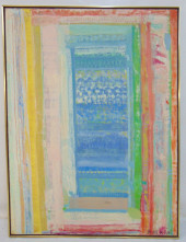 PAINTING, "TABLET", SIGNED ROB