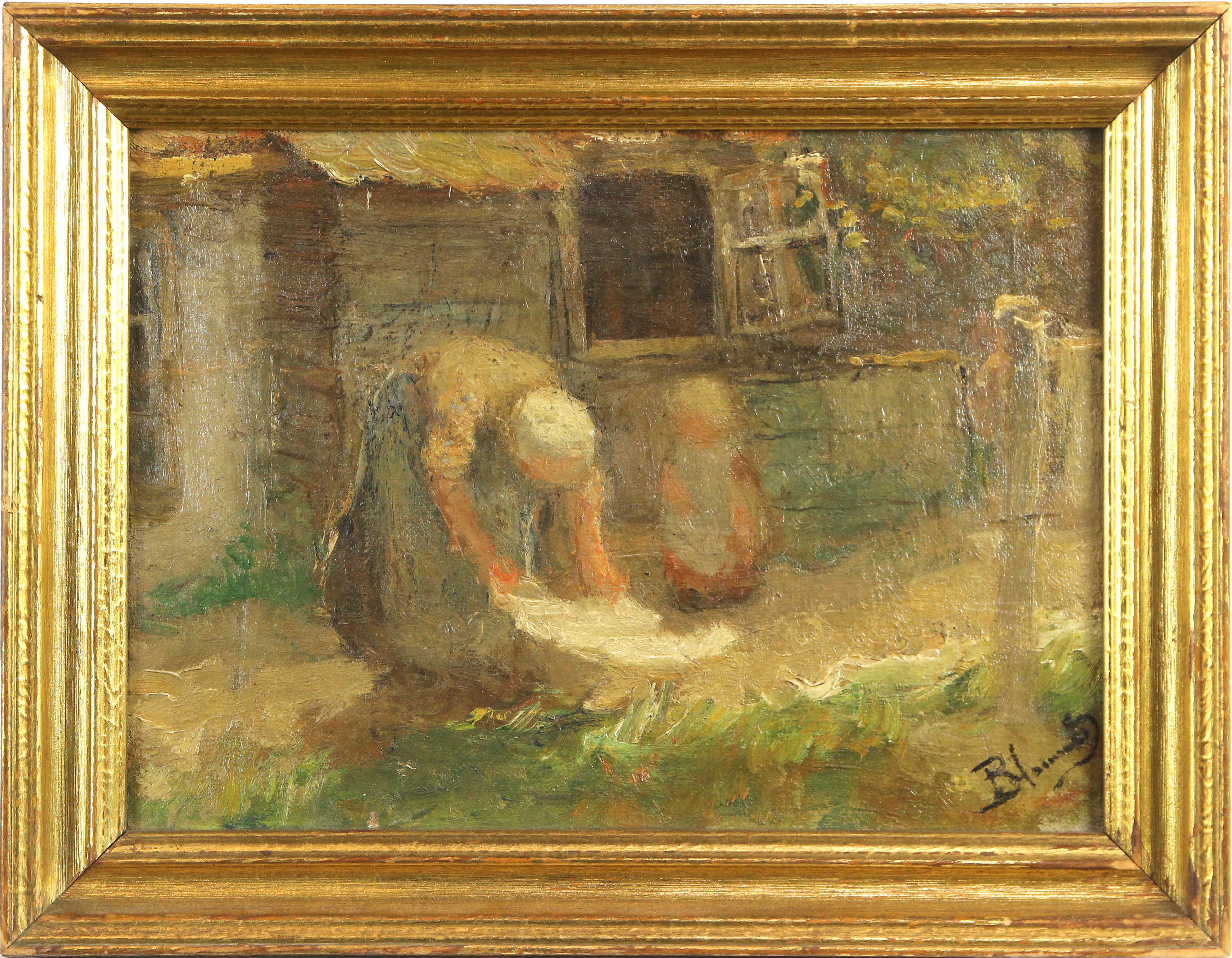 PAINTING, TENDING THE GARDEN