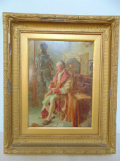 PAINTING, "THE ANTIQUARY", LAB