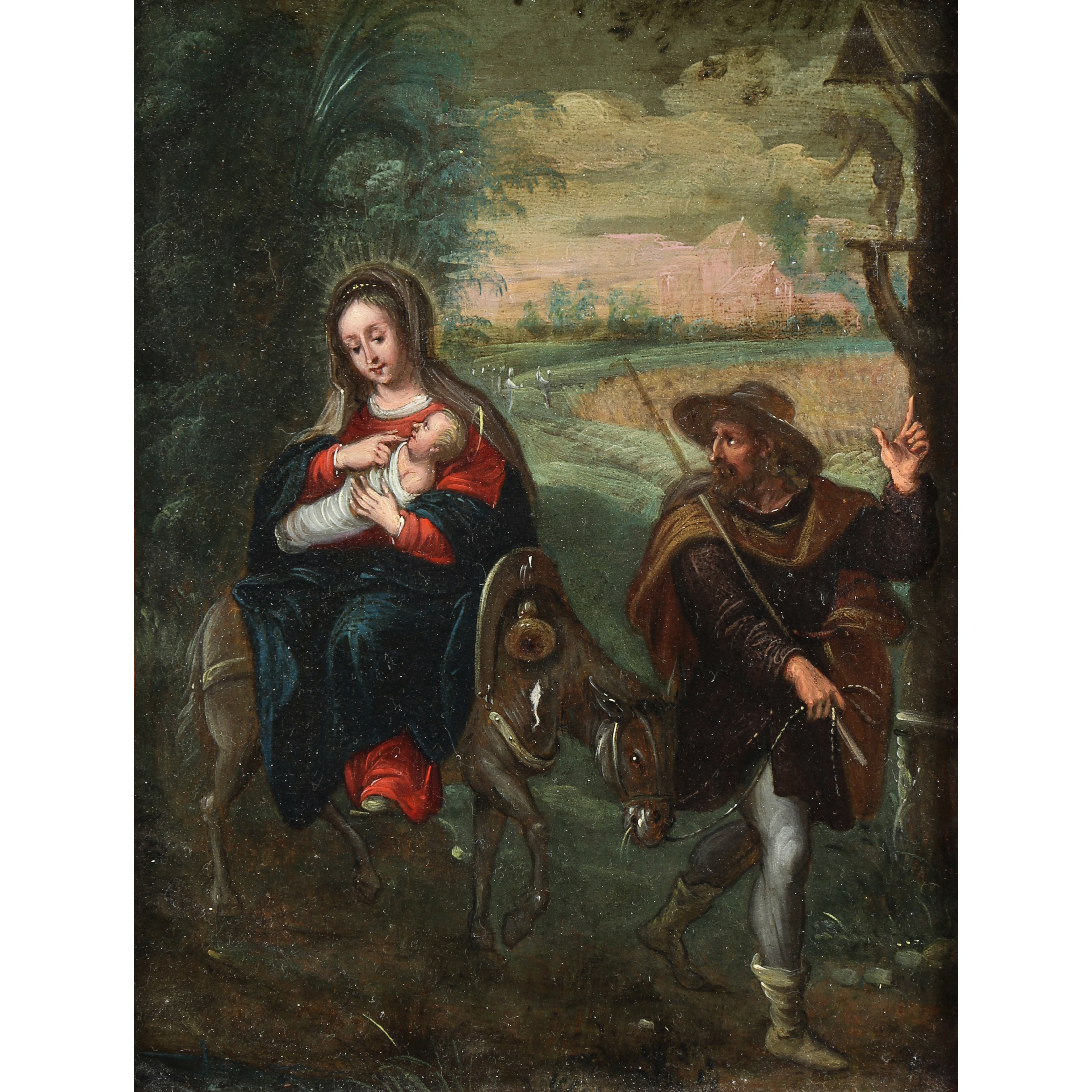 PAINTING, THE FLIGHT TO EGYPT