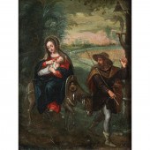 PAINTING, THE FLIGHT TO EGYPT