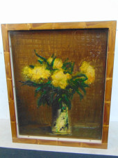 PAINTING, "UNTITLED", FLORAL S