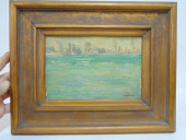PAINTING, VIEW OF CHICAGO SKYL
