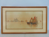 PAINTING, VIEW OF VENICE, SIGN