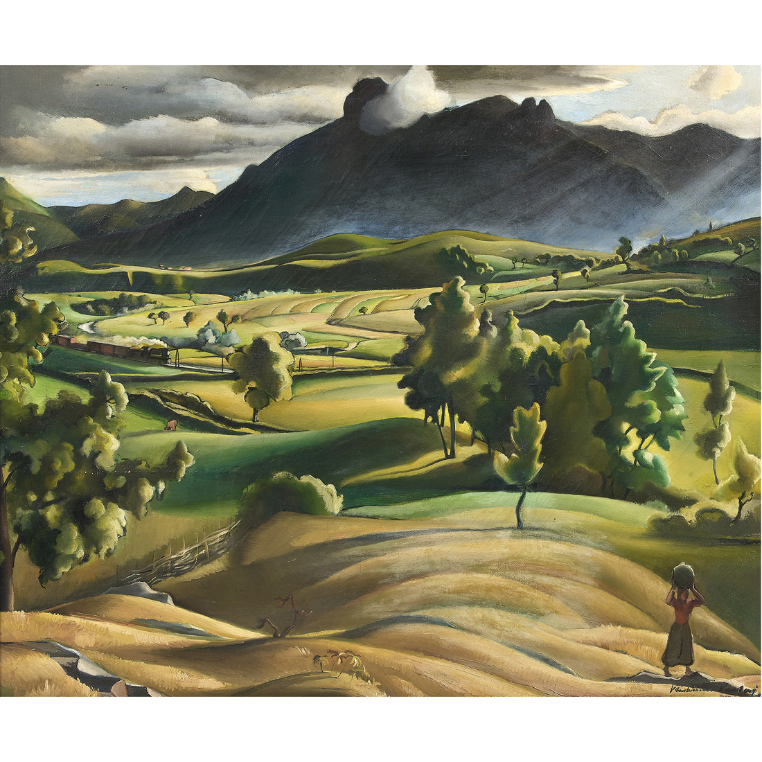 PAINTING, VLADIMIR VARLAJ