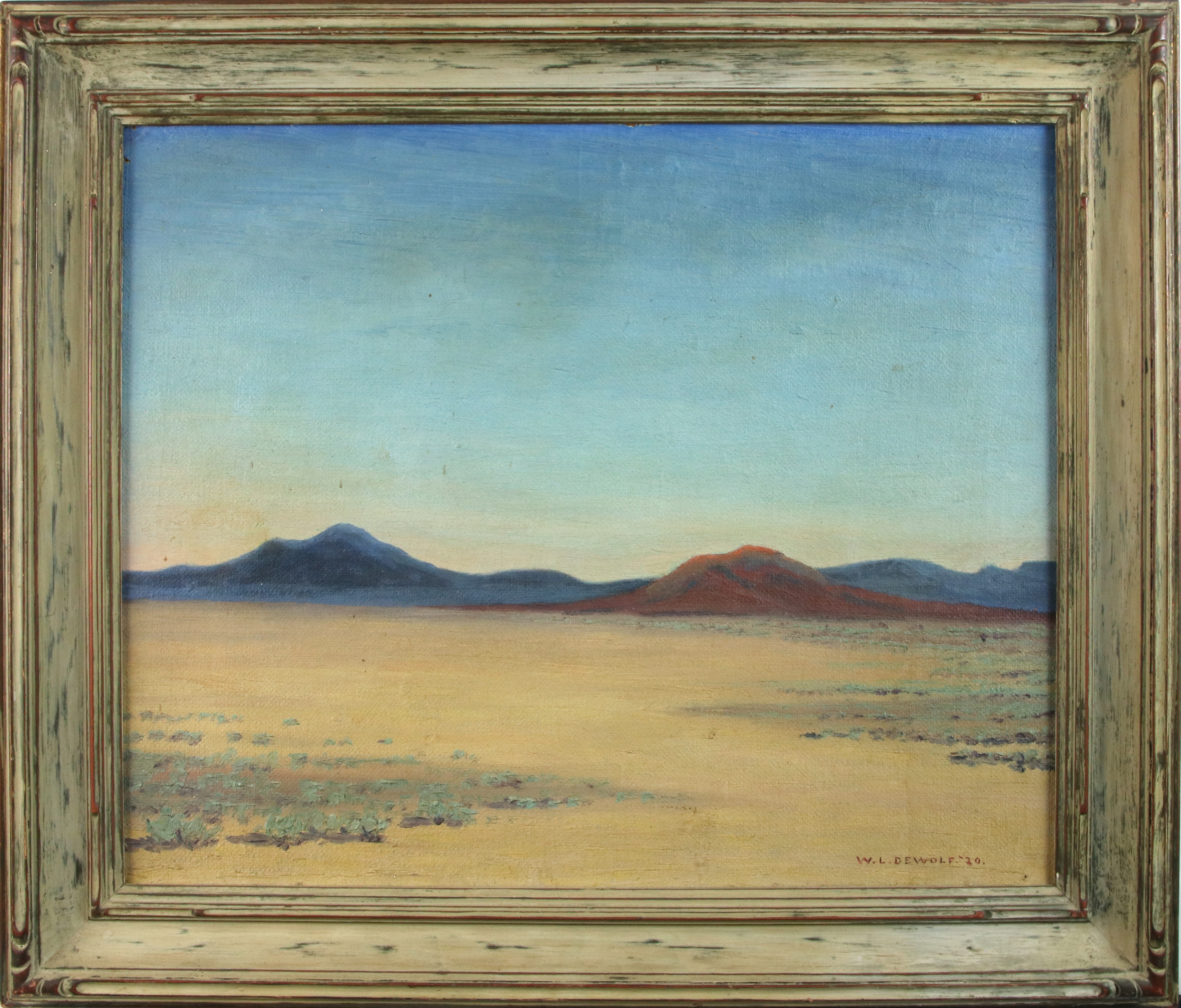 PAINTING, WALLACE DE WOLF Wallace