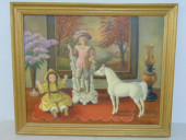 PAINTING, "WHITE STALLION", SI