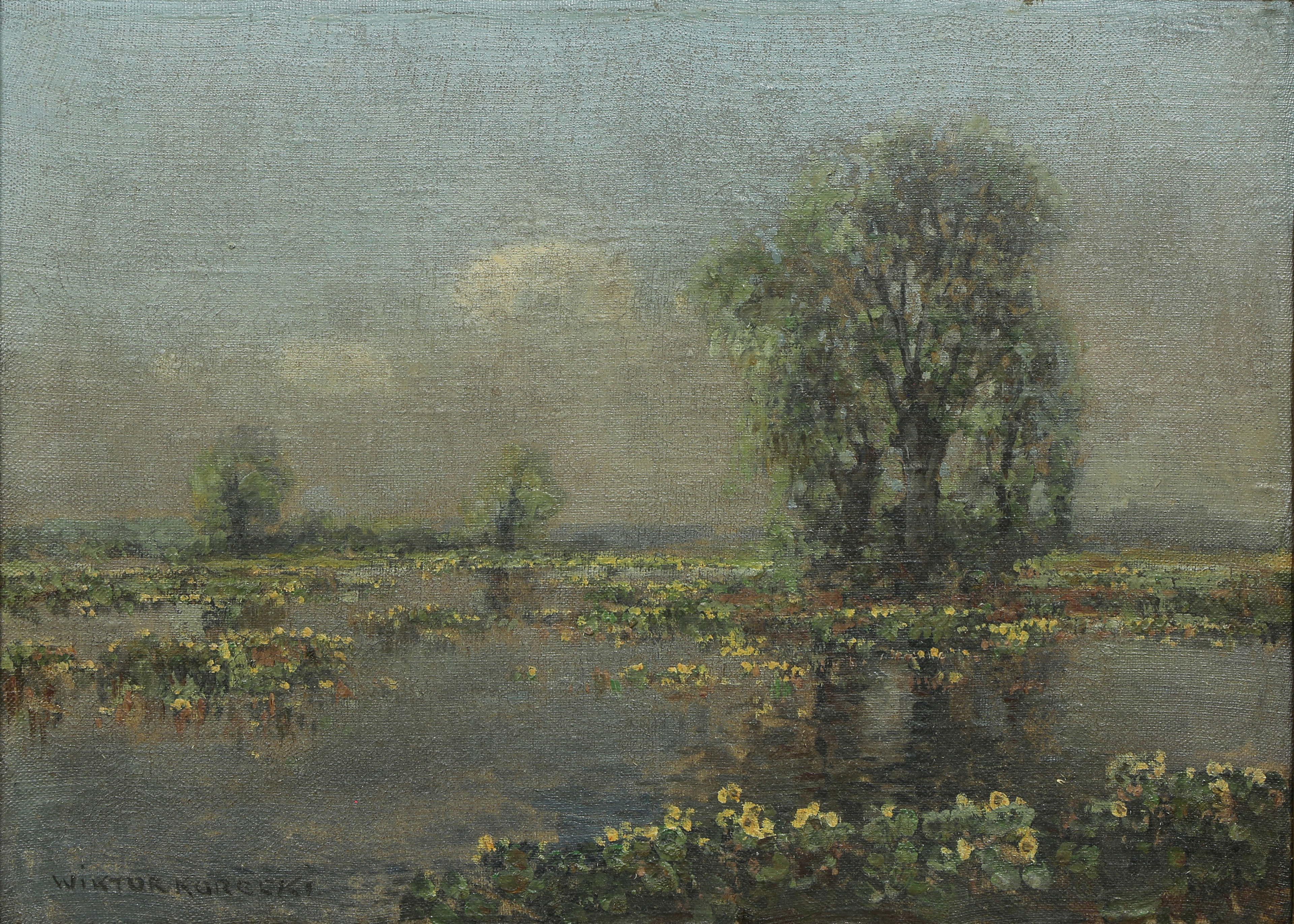 PAINTING, WIKTOR KORECKI Wiktor