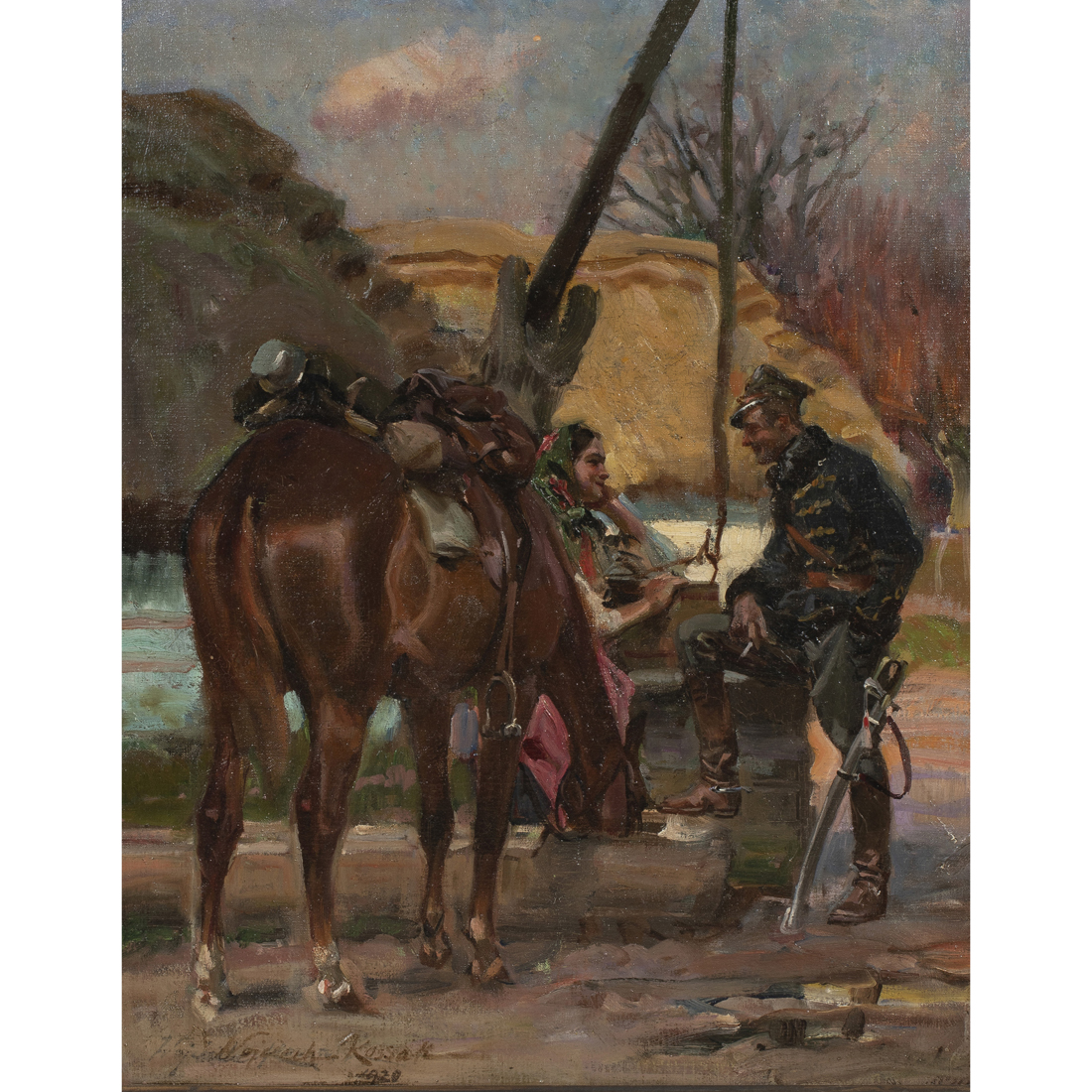 PAINTING, WOJCIECH KOSSAK
