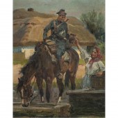 PAINTING, WOJCIECH KOSSAK Wojc