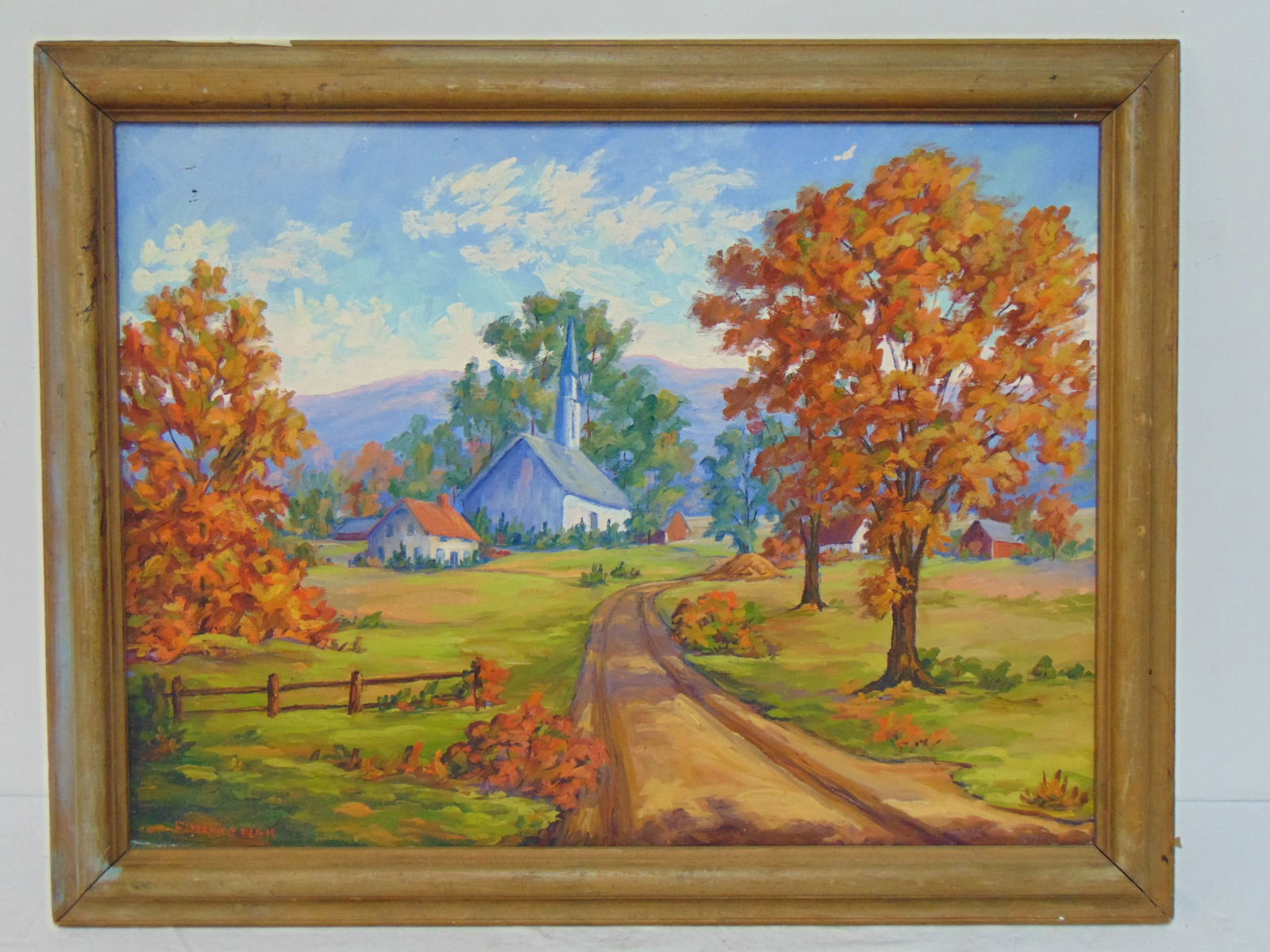 PAINTING, WOODSTOCK LANDSCAPE