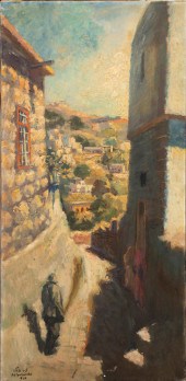 PAINTING, ZVI MIKLOS ADLER Zvi