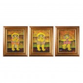PAINTINGS, ESTRELLA (lot of 3)