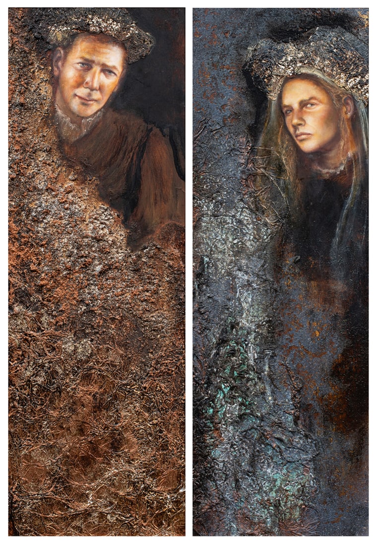 PAINTINGS, EUGENIA TUSQUETS(lot