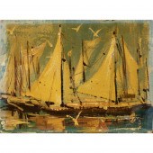 PAINTINGS, GEORGE DEMONT OTIS
