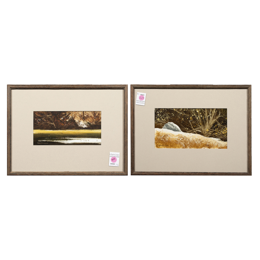 PAINTINGS, MIGUEL DOMINGUEZ (lot of