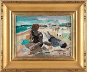PAINTINGS OF BATHERS ON A BEAC