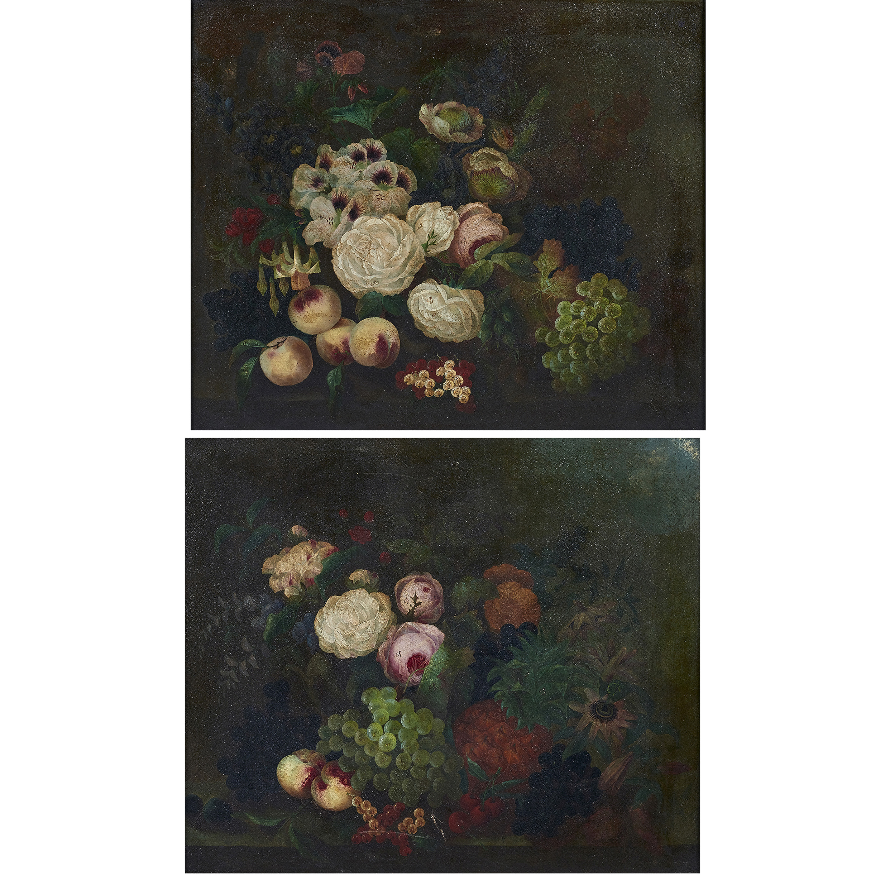 PAINTINGS, STILL LIFES WITH FRUIT