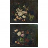 PAINTINGS, STILL LIFES WITH FR