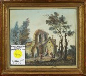 PAINTINGS, VIEWS OF FRENCH CHA