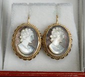PAIR 14-KARAT YELLOW-GOLD ABAL