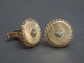 PAIR 14-KARAT YELLOW-GOLD MELE