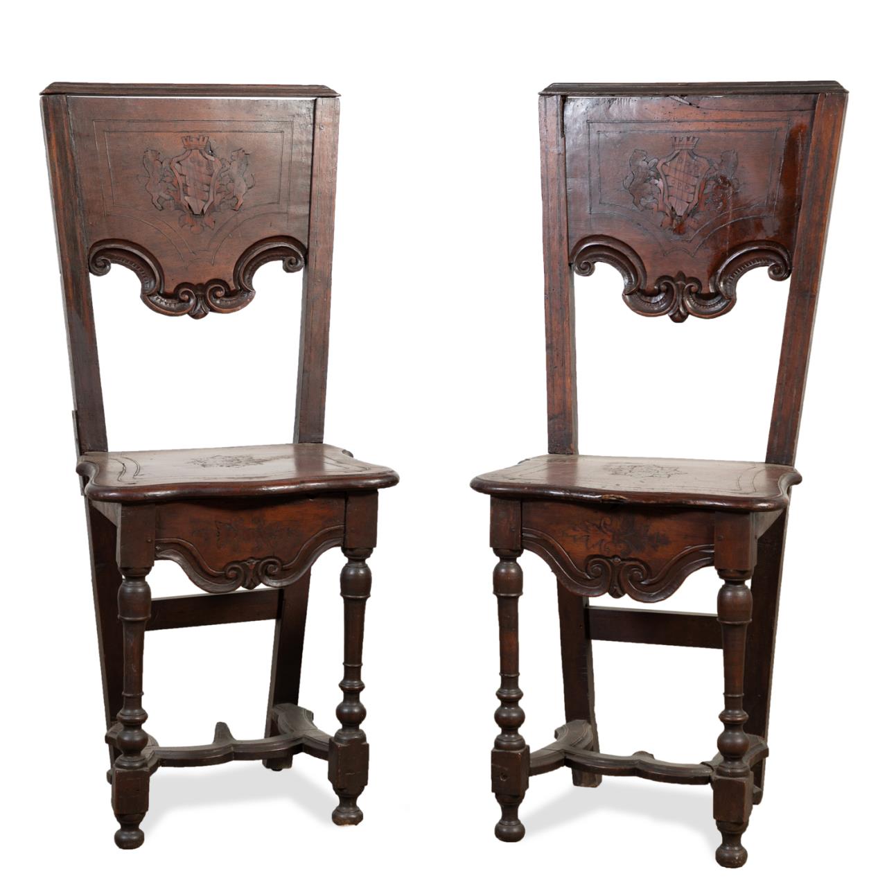 PAIR, 18TH C. ITALIAN BAROQUE
