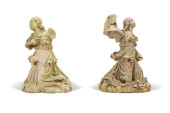 PAIR, 18TH/19TH C. FRENCH CARV