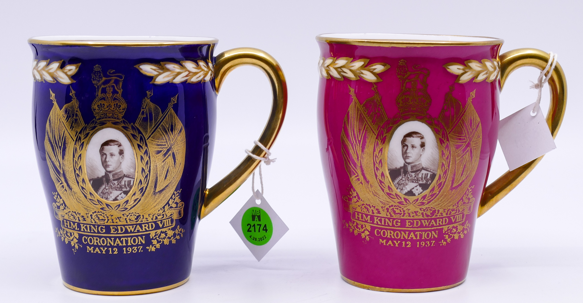 Pair 1937 King Edward VIII Crown