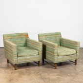 PAIR, 1960S MCM DUNBAR GREEN U