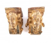 PAIR 19TH C. CONTINENTAL GILTW