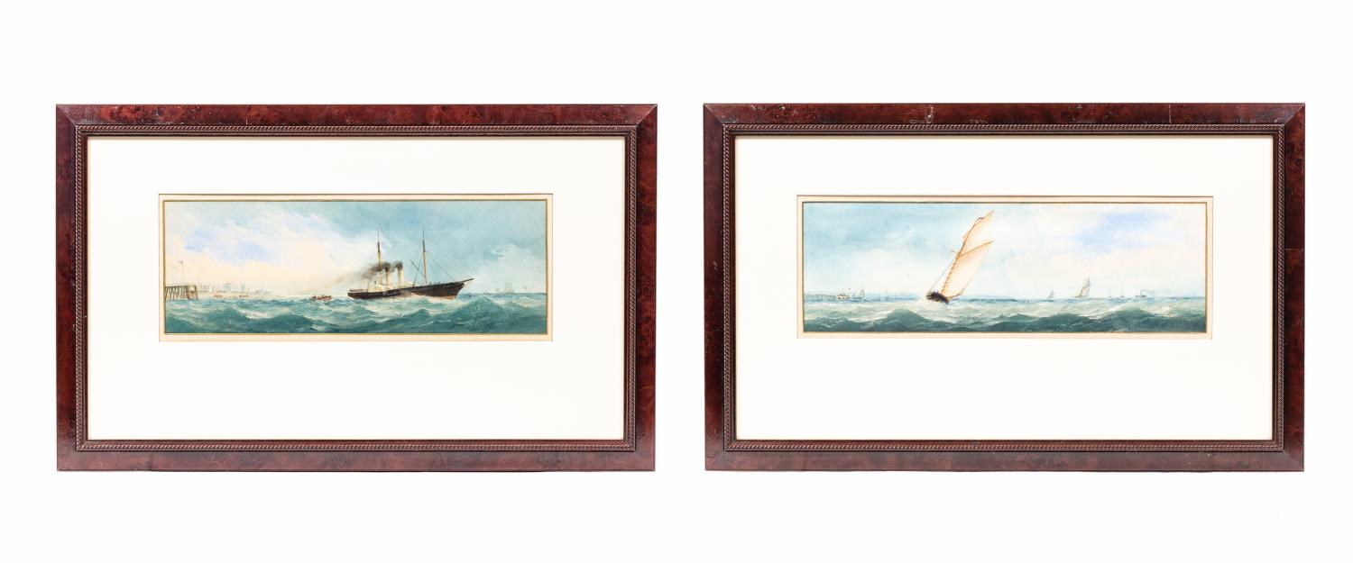 PAIR, 19TH C. DUTCH SCHOOL NAUTICAL