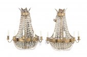 PAIR 19TH C. EMPIRE STYLE BASK