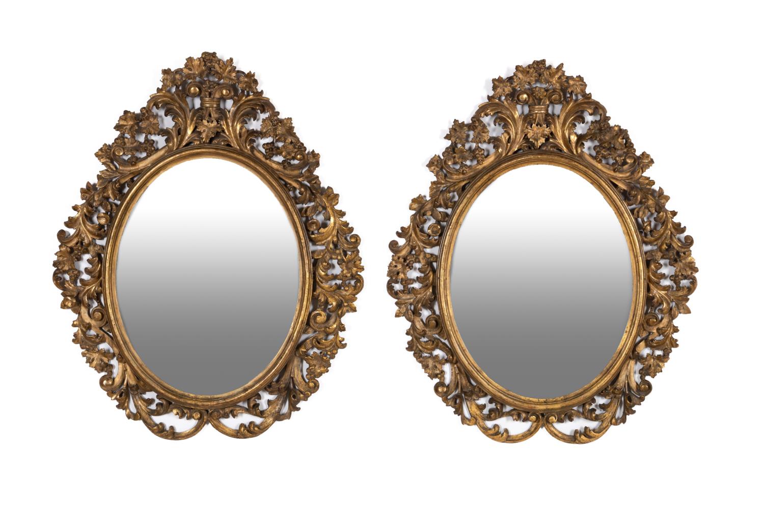PAIR 19TH C. ENGLISH OVAL