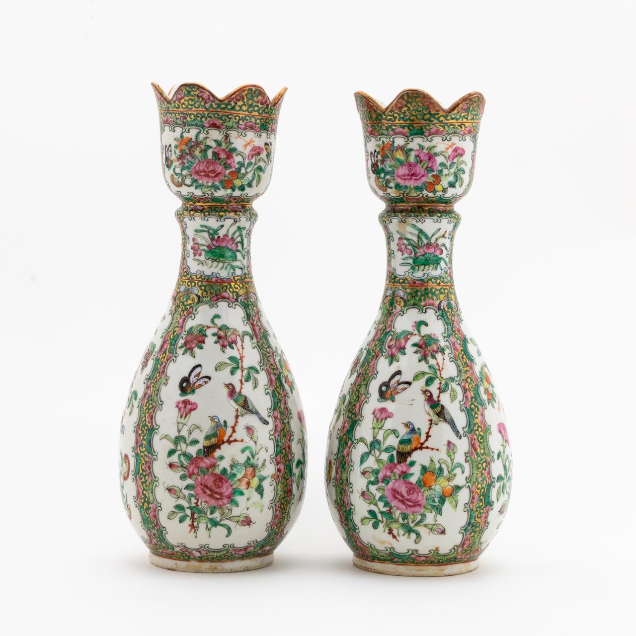 PAIR, 19TH C. GARLIC HEAD FAMILLE