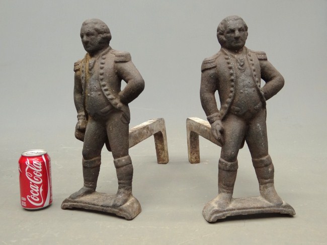 Pair 19th c. George Washington