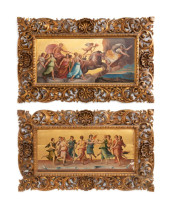 PAIR 19TH C. GOLD LEAF ITALIAN