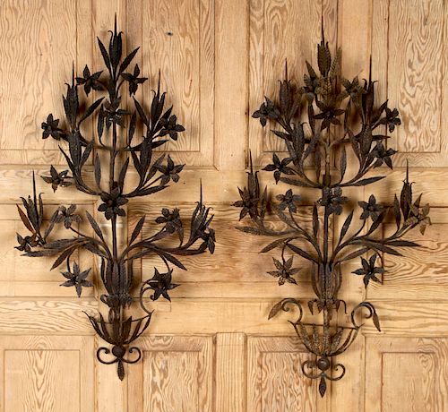 PAIR 19TH C. ITALIAN IRON