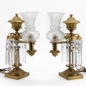 PAIR, 19TH C. J. & I. COX BRON