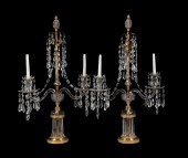 PAIR 19TH C. REGENCY STYLE CRY