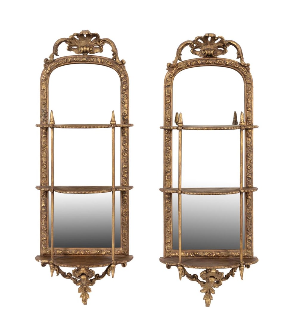 PAIR 19TH C. ROCOCO STYLE